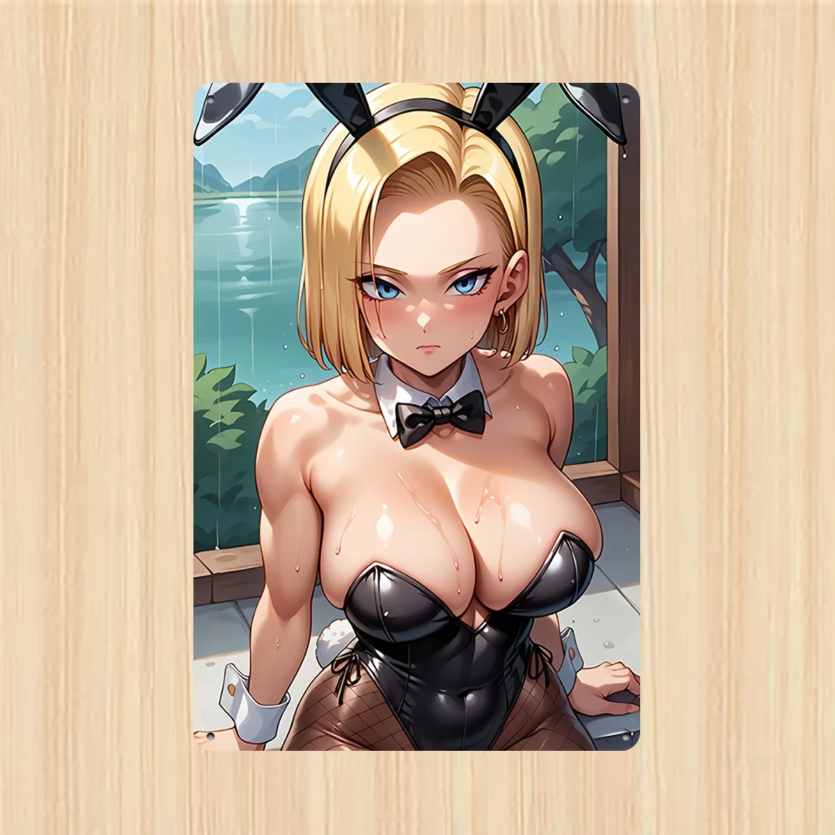 Home Bar Android - [Póster de Chica Anime] Póster Metálico