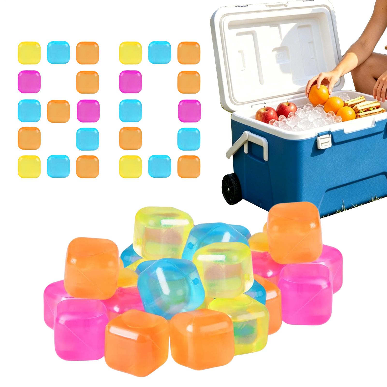 Home Bar Set - 80 Cubitos de Hielo Reutilizables, No