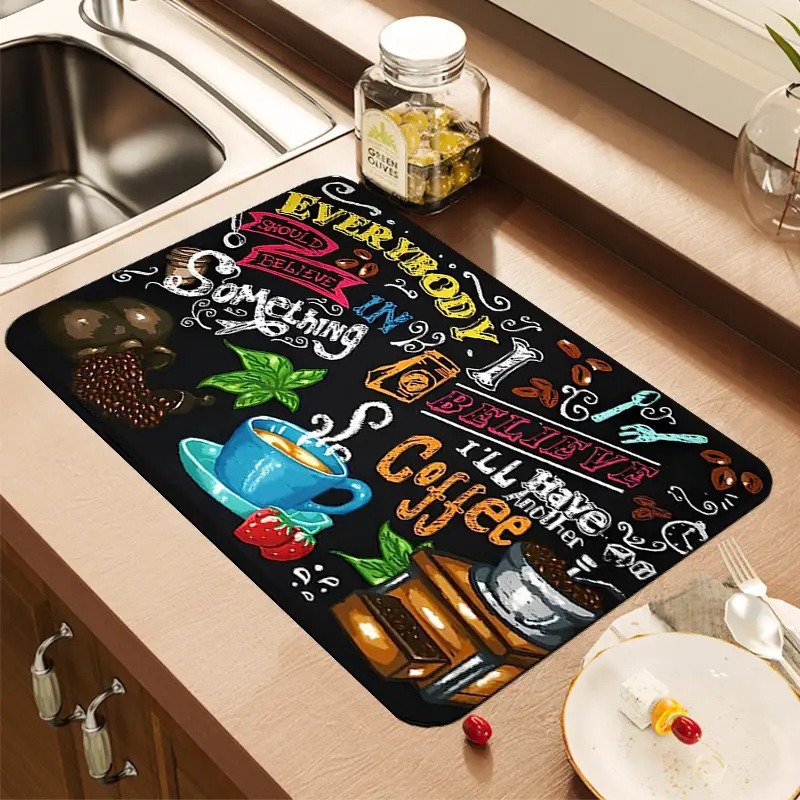 Tapete de Cocina con Estampado - Bar Mat Rubber reseña y precio