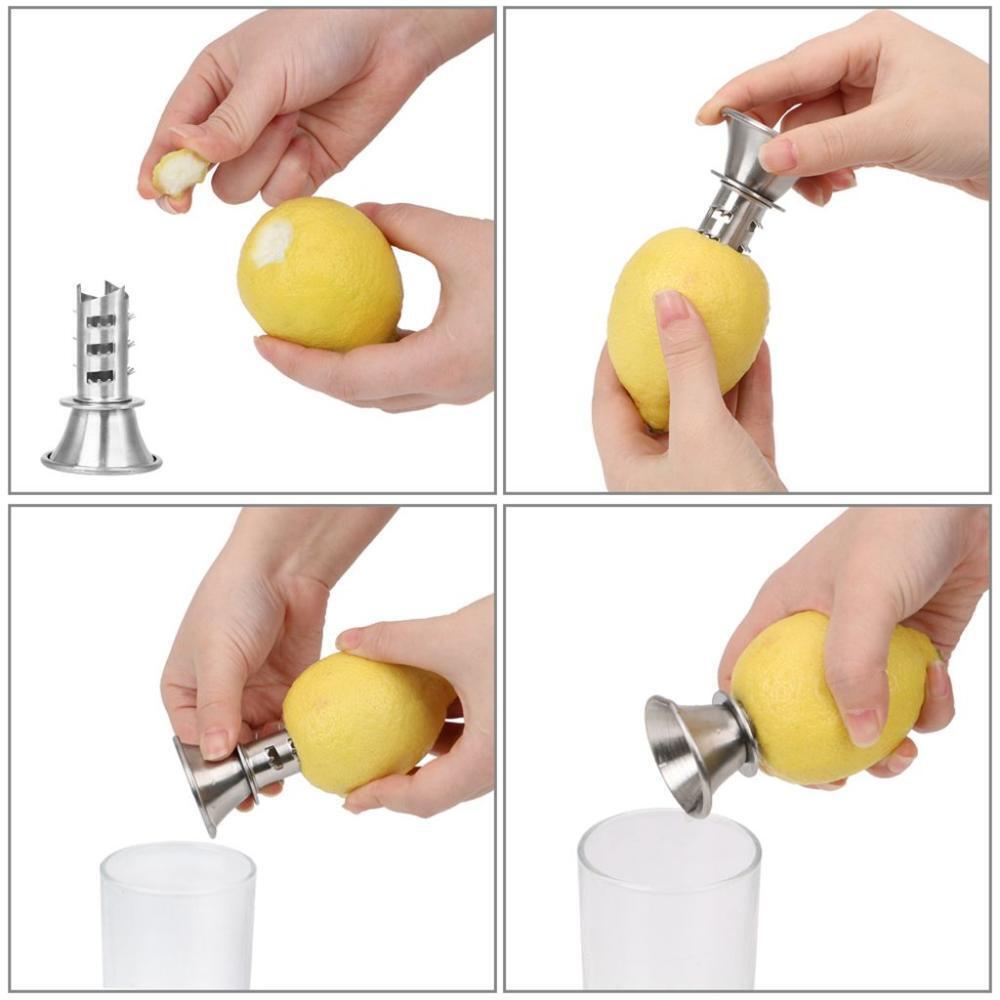 Mini exprimidor de jugo Manual - Citrus Juicer Bar reseña y precio