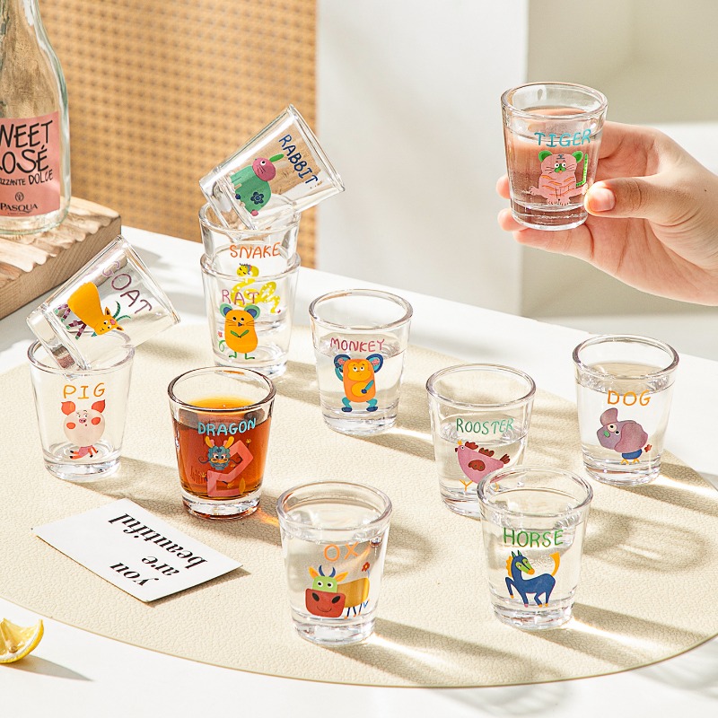 Juego de vasos de chupito, 12  - Home Bar Set reseña y precio