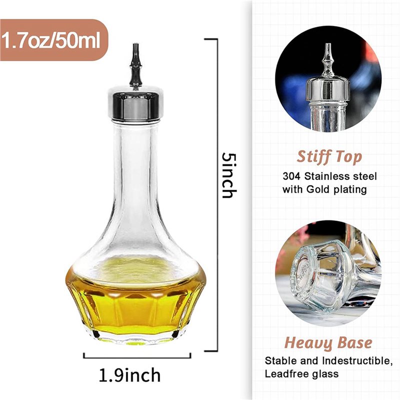 Juego de 9 botellas de bitters - Bitters Bottle Set reseña y precio