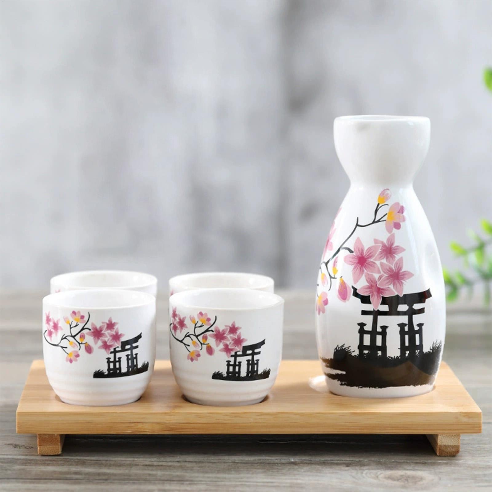 Juego de sake japonés con dise - Home Bar Set reseña y precio